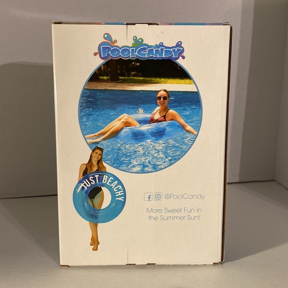 PoolCandy Sweet Shop Blue Raspberry "Just Beachy" 36" Pool Tube NEW! - Picture 6 of 10